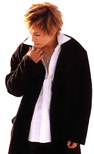 THIS IS MY GACKT...I guess, I edited the background out of this pic, so please don't steal.  MINE!